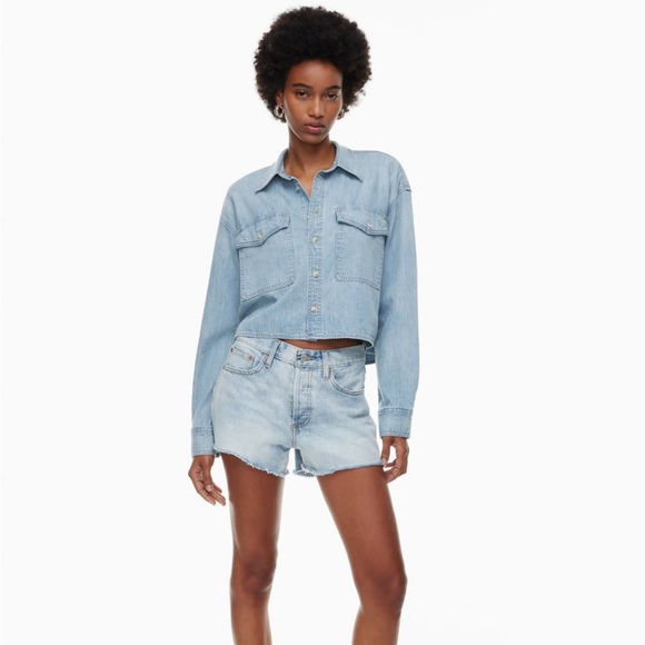 Denim Forum The Ex Boyfriend Short - Blue - Picture 1 of 7